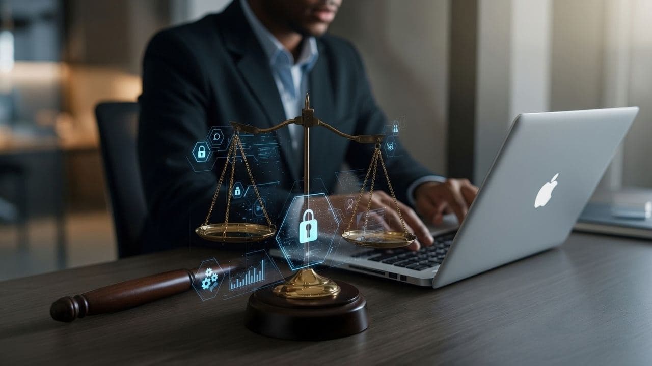 Security operations monitoring on a laptop